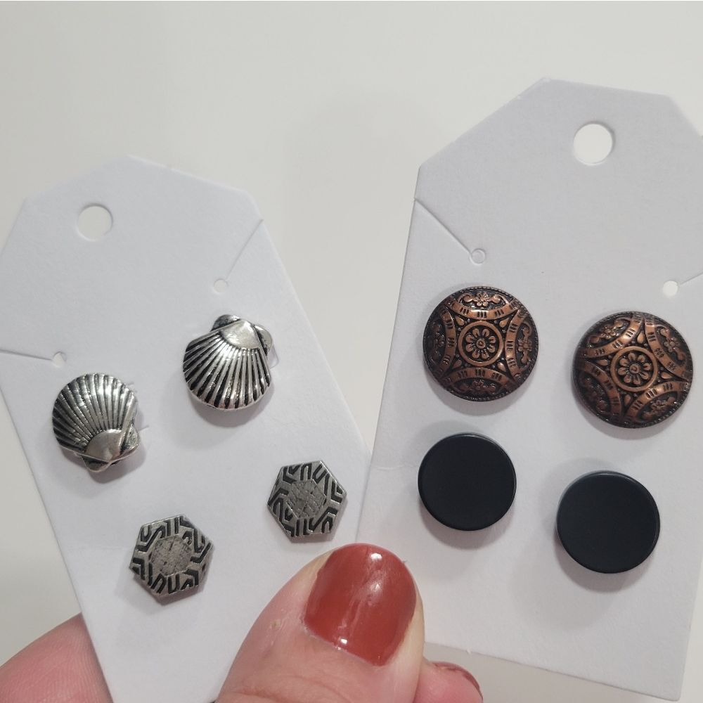New bundle of 4 pair of handmade earrings.